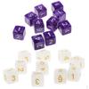 20 Pcs Opaque Set D6 Six Sided Die Place for