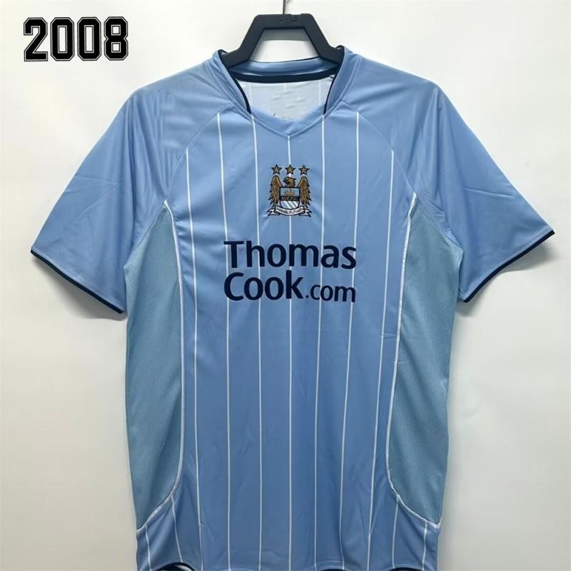 Vintage Manchester City Jersey Football Shirt Thai Sports T-shirt Classic Home Away Fans M
