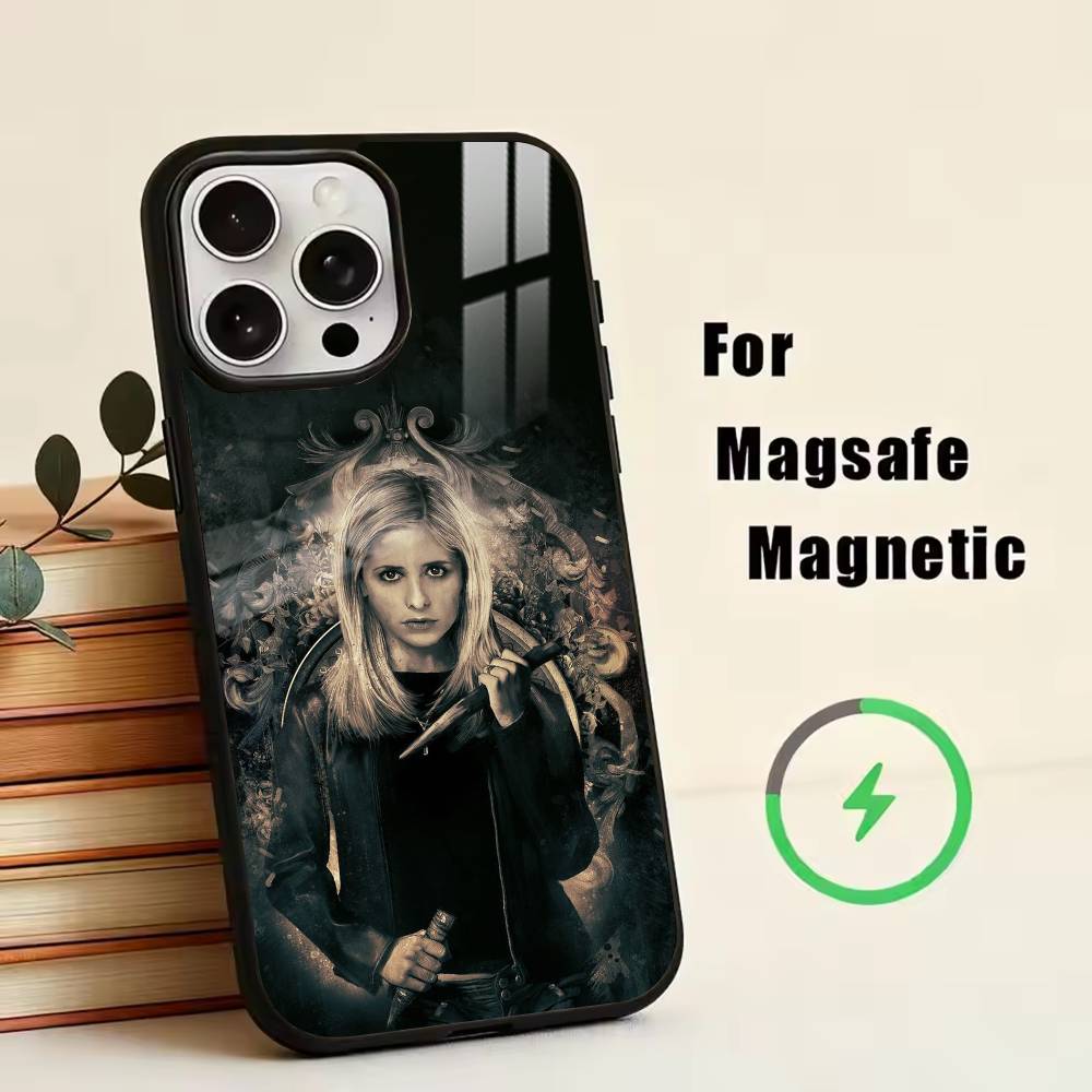 Movie Buffy  Phone Case For iPhone17,16,15,14,13,12,11 Plus,Pro Magnetic with Magsafe Wireless Charging