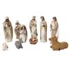 Religious Resin Figure Ornament Set Ten-Node Holiday Set Home Decor Craft Home Decoration