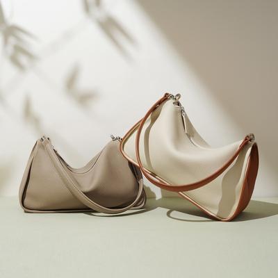Bolso de axila francés con un toque de alta gama Un bolso de hombro único para mujer de gran capacidad que se puede llevar cruzado