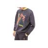 Anta Life Series FW22 Pullover Printed Long Sleeve Sweatshirt Unisex sweatshirt Dark-Gray 152238705-4