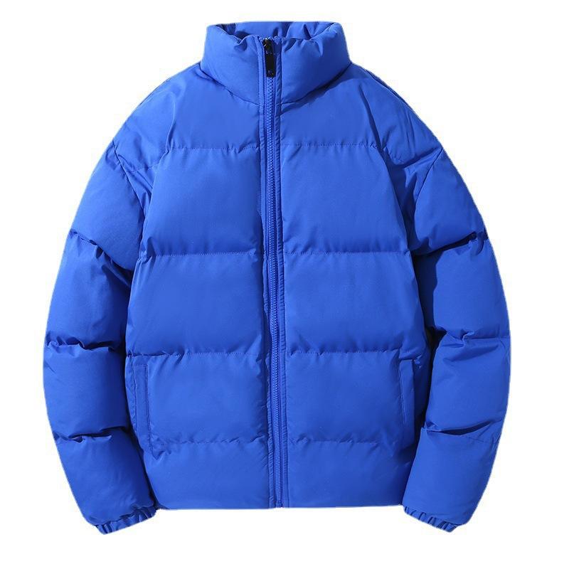 Nové pánské podzimní a zimní bavlněné oblečení, ležérní bavlněné oblečení, pánské zateplené oblečení, bavlněné bundy, prošívané bundy, stojáček