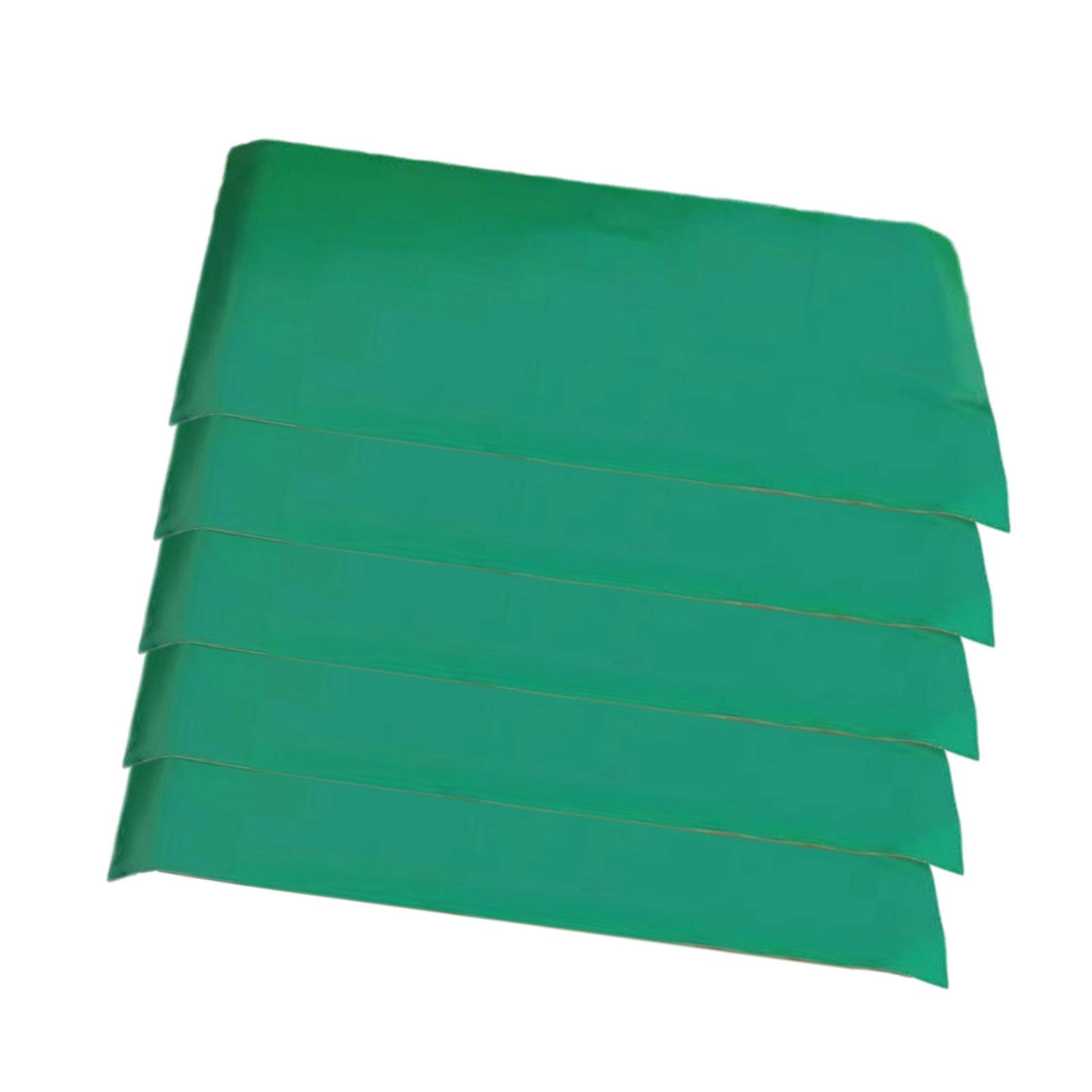 

5 Pieces Beehive Cover Rainproof Cloth 50x60 cm Waterproof PVC Wear Resistant Professional Easy Installation Protective Film зелений