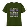Womens I m A Mom School Bus Driver Nothing Scares Me T Shirt Black 2XL vintage Washed streetwear Soft Stretched Comfortable