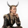 Pu Cosplay Hairband Ox Horn Halloween Hair Hoop Halloween Horns Headband  Masquerade Party