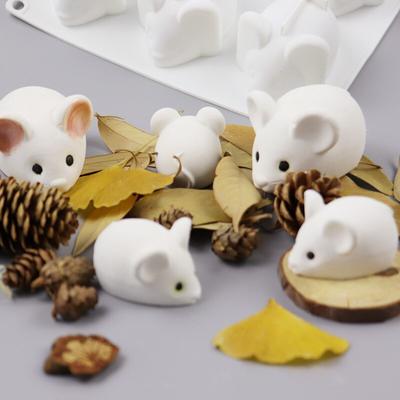 Stampo in silicone per mouse 3D Dessert Cottura al cioccolato Stampo da cucina Bakeware Strumenti per decorare torte fondenti