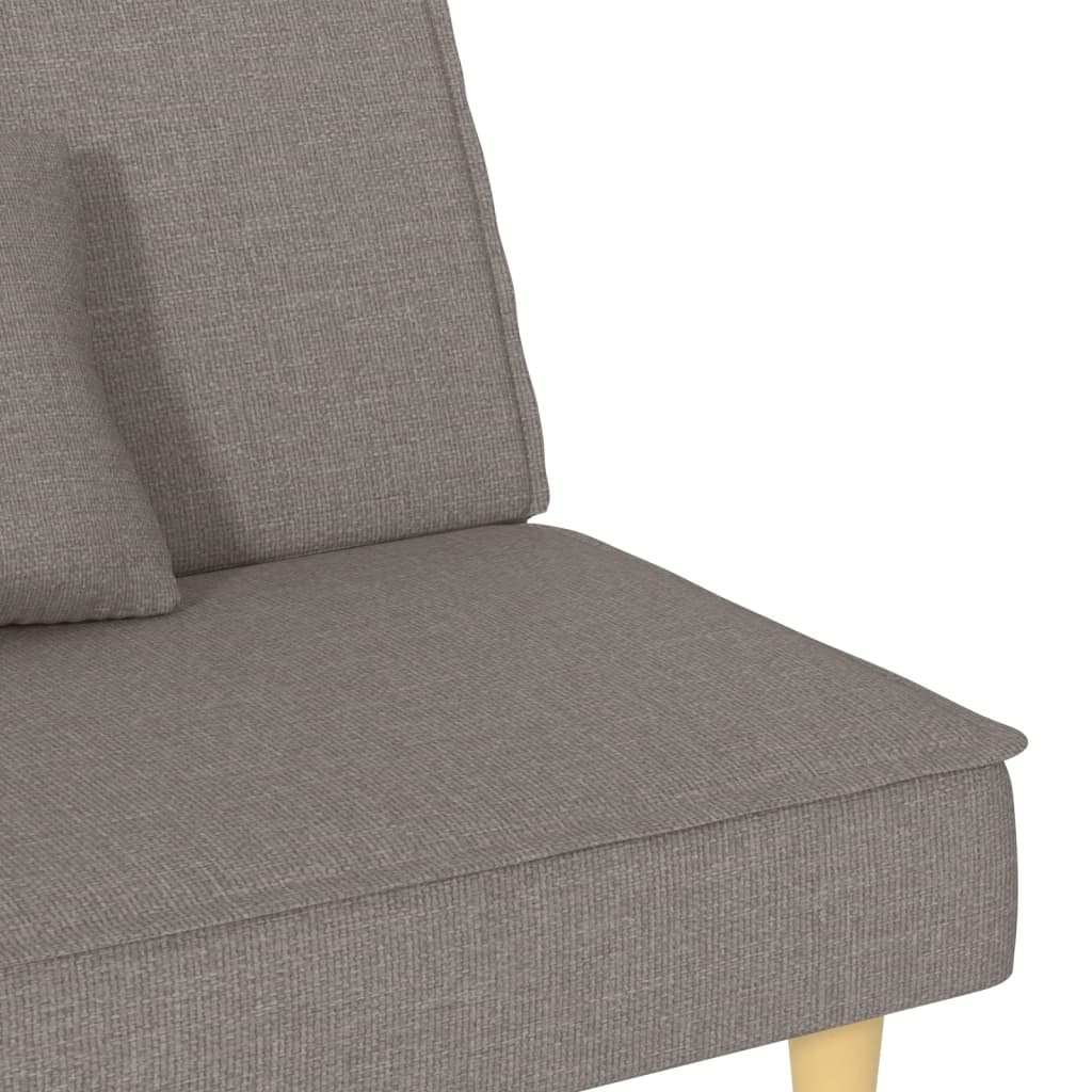 Sofa Bed Taupe Fabric