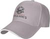 Skull Roses Baseball Cap Polyester Adjustable Outdoor Unisex Adult Cap