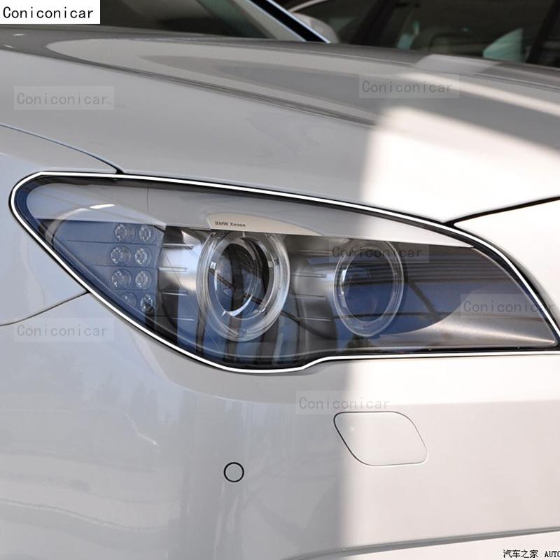 Für BMW 7er F01 F02 G11 G12 2009-2022 Auto Scheinwerfer Transparent TPU Schutzfolie Frontlicht Tönung Farbwechsel