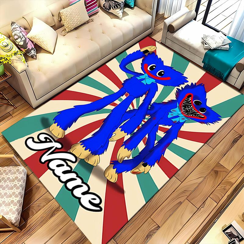 Custom personalization Poppy Playtime Area Rug - Perfect For Kitchen, Bathroom,Laundry Room Decor Large Size Available,Gift All Seasons