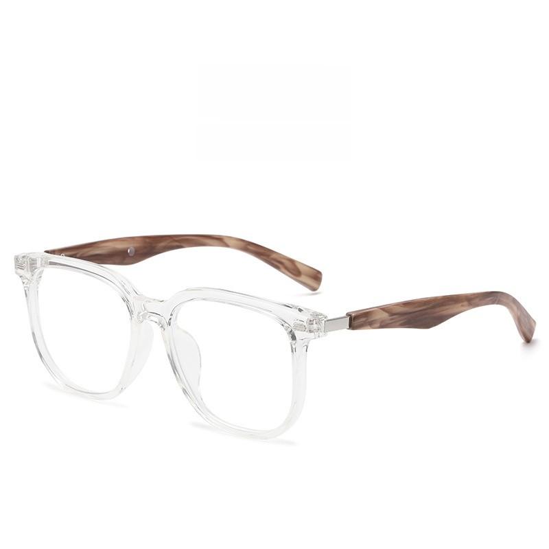 Minimalist Tr90 Frame Blue Light Blocking Glasses With Geometric Design For Men And Women