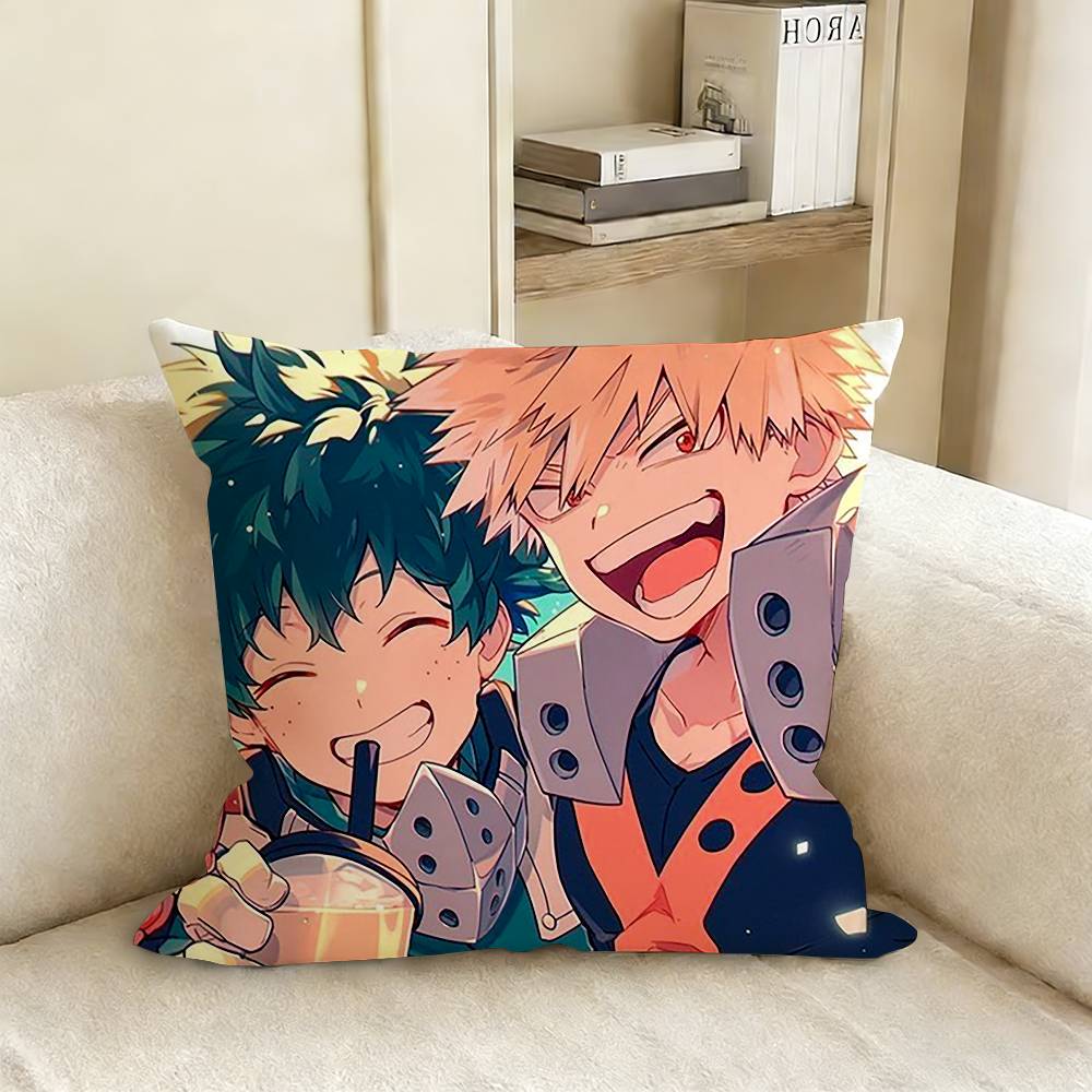 

Деку Бакуго Шото Геройская Академия Наволочка Подушка-подушка для дивана в гостиной Чехол для подушки Подходит для домашней спальни Украшение комнаты 30x30cm