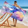 Rainbow Frog 2D Flat Print Beach Towel, Large Soft Quick Dry Towel for Beach Camping SwimmingXSTJ0915256