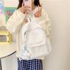 Zaino versione coreana ins Piccolo zaino fresco a pois Grande capacità semplice e versatile Zaino scolastico per studenti Zaino casual alla moda da donna