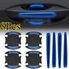 8Pcs/Set Reflective Car Handle Protector Self-Adhesive Scratch Protector Sticker  Vehicle Protection