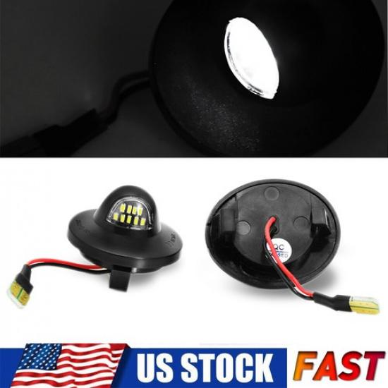 2X LED License Number Plate Light Assembly Replacemen For Ford F150 F250 F350