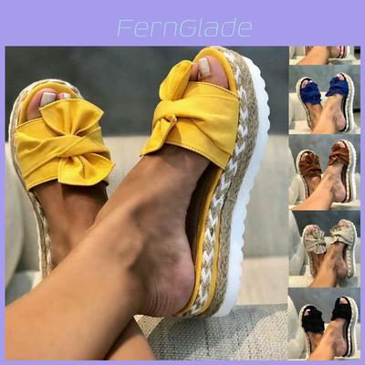 Stylish Bow Knot Sandals Shoes For Women With Comfortable Inner Lining For Everyday Use