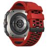 Sportovní dvoutónový prodyšný silikonový řemínek pro Samsung Galaxy Watch Ultra 47mm Pásek pro Samsung Watch Ultra Náramek Řemínek na zápěstí