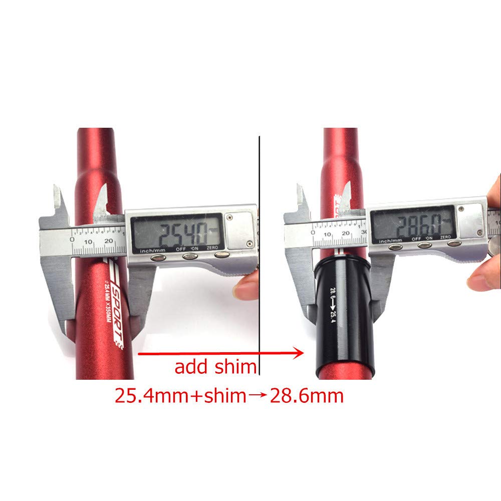 UPANBIKE Bicycle Seat Post Shim Sleeve Saddle Tube Shim Sleeve