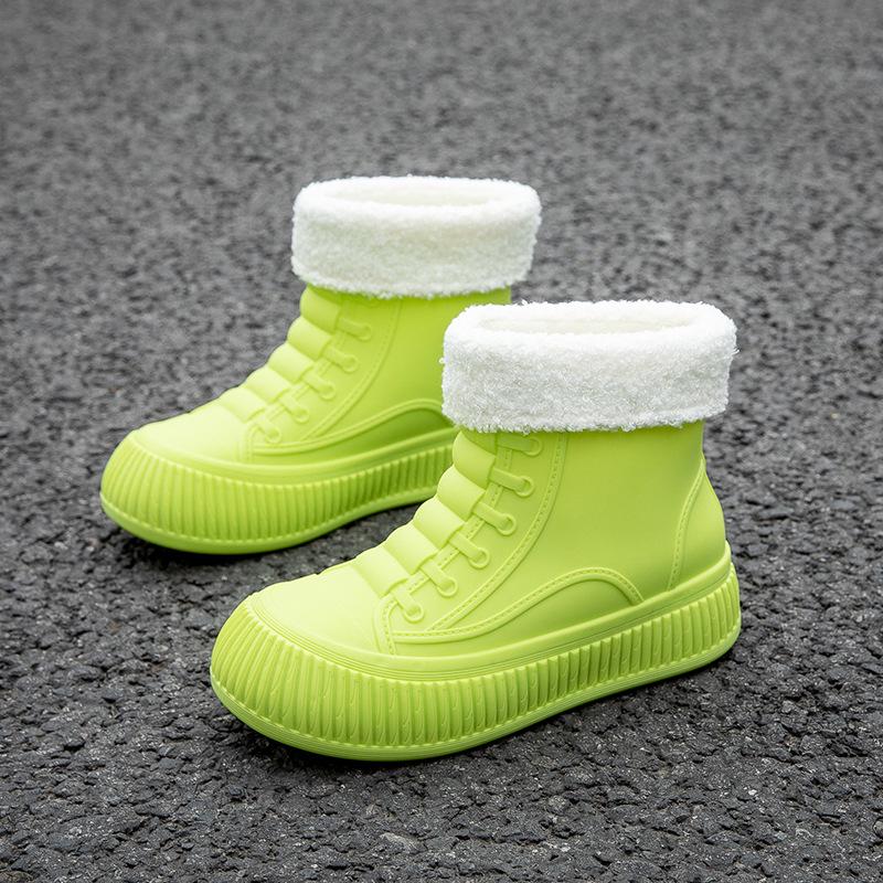 Női Divat Vízálló Csúszásmentes Rövid Esőcsizma - Új Koreai Stílus