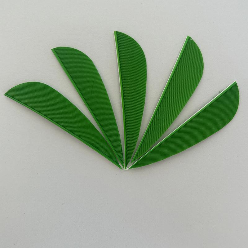 50Pcs Arrows 2.5Inch Turkey Feathers Fletching with Parabolic Water Drop RW Archery Feather for Hunting Bow Arrow Accessories 5