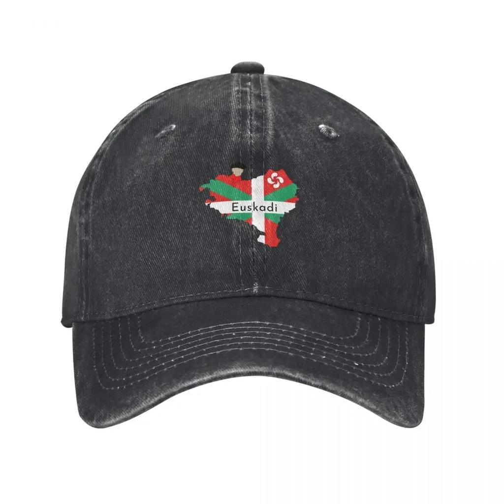 Euskadi, Euskal Herri Cappellino da Baseball Cappello Unisex Lusso Snapback Cappello da Alpinismo Berretto con Pompon Per Ragazze Unisex