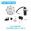 For CFMOTO CF250NK 250NK 250 NK 250-A / 250-6 Motorcycle Accessories Ignition Switch Gas Cap Key Set