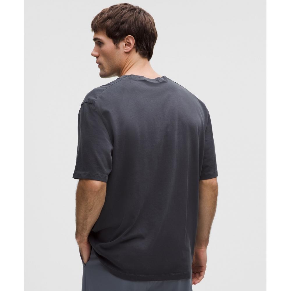 Lululemon HeavyweighT CoTTon Jersey T shirT Fade Dye Coal