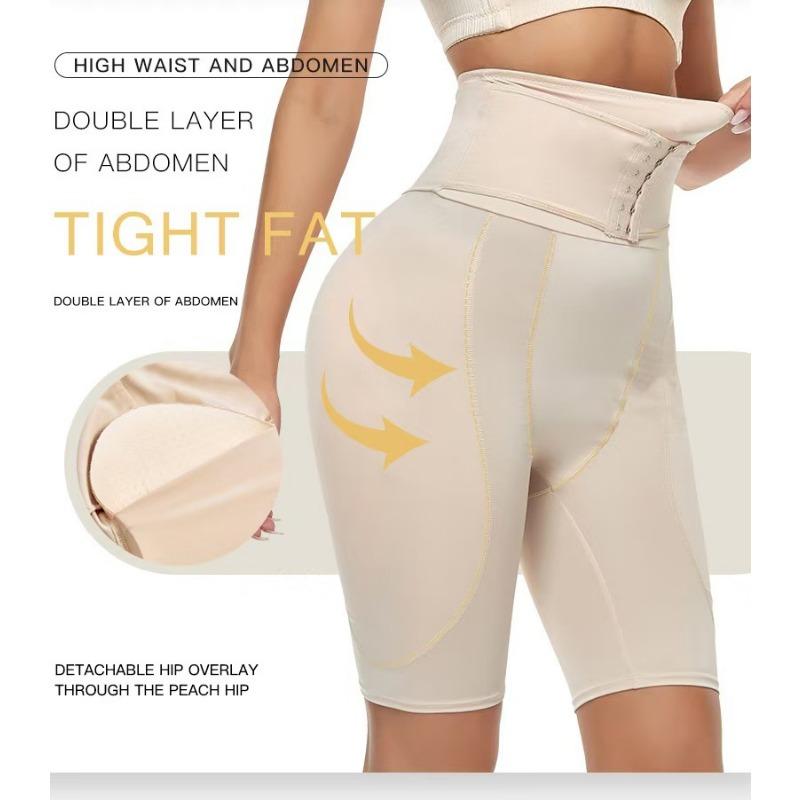 Women High Waist Tummy Control Hip Enhancer Shapewear Shorts