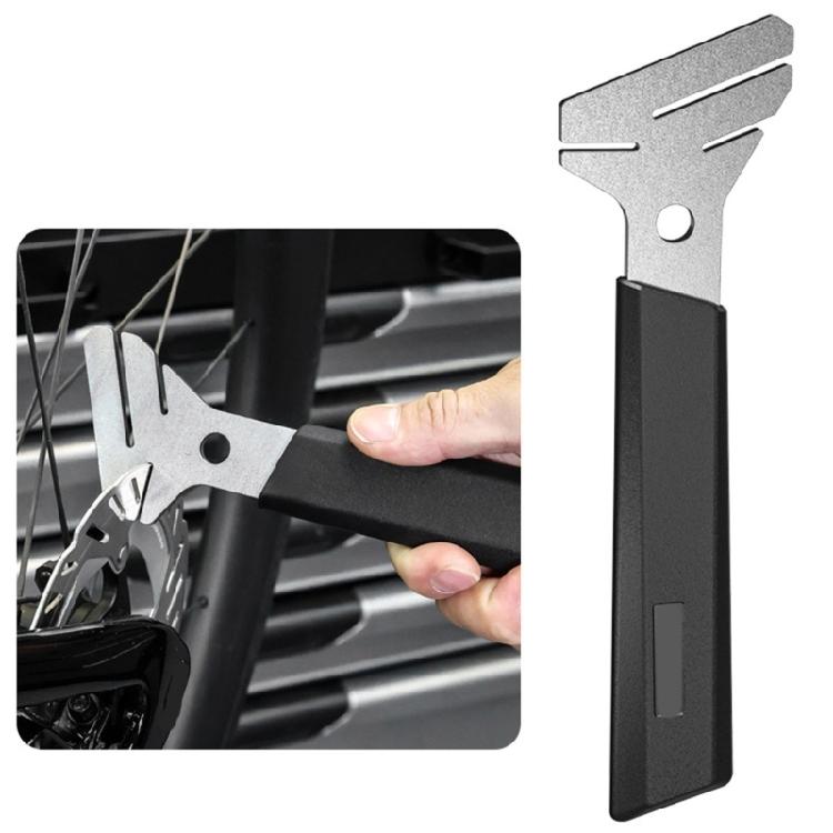 Portables Disc Brake Alignment Wrenches Light weight Stainless Steel Tool With Ergonomic Handle For Cycling Maintenance