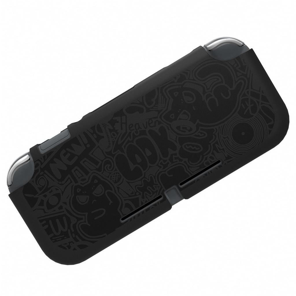 Benutzerdefinierte Schutzhülle kompatibel mit PlayVital Switch Case Cover kompatibel mit Switch süße Katze (weich) Lite, (weich) Lite, [schwarzes PP]