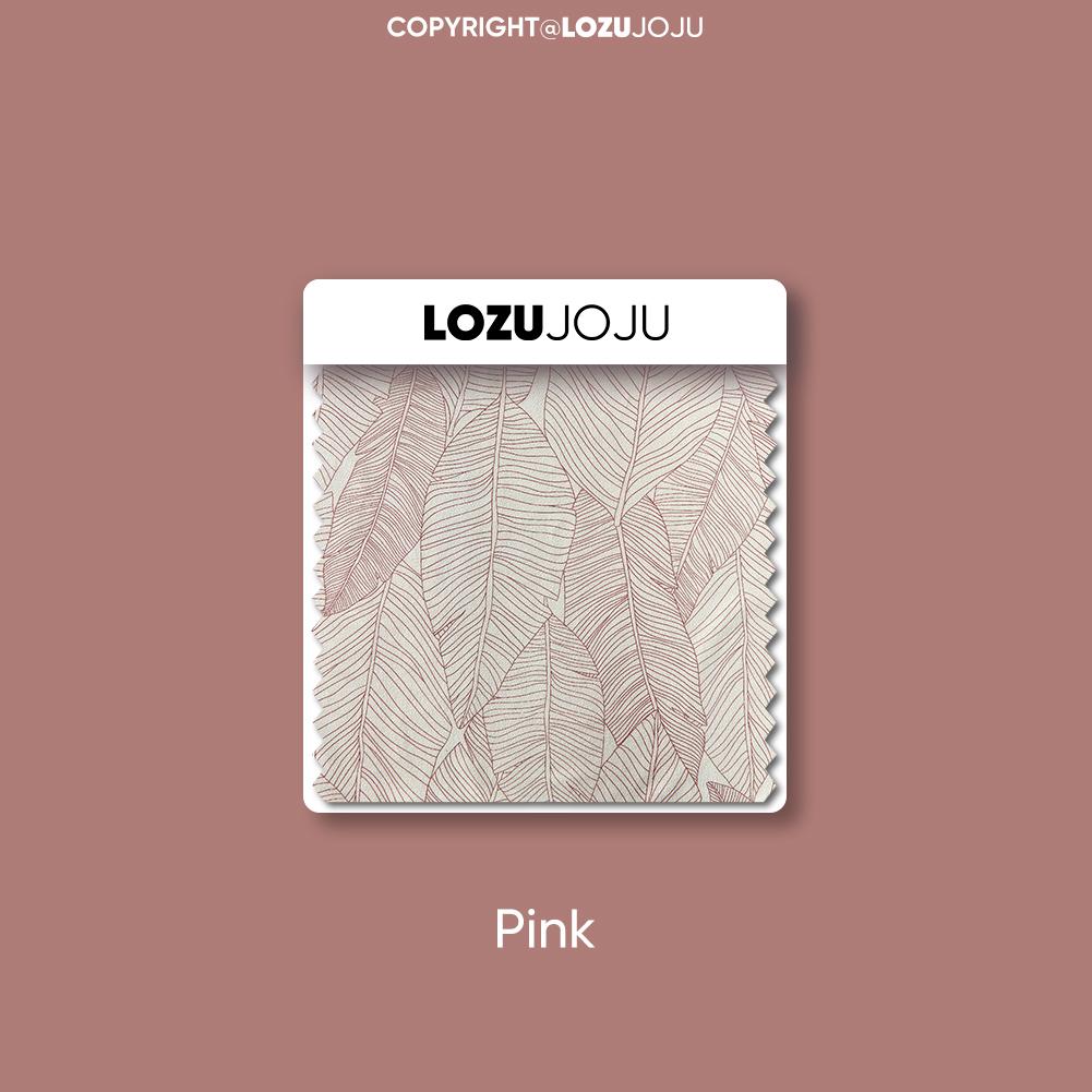 

1 шт. 70-80% затемняющие шторы с принтом листьев и узором из полиэстера, высококачественные плотные шторы для спальни, гостиной, домашнего декора LOZUJOJU W100cm x L130cm розовый