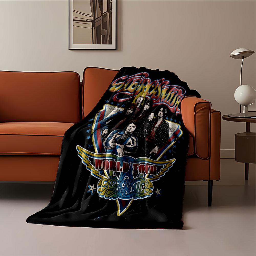 Aerosmith World Tour Blanket for all seasons blanket lunch break throw gift