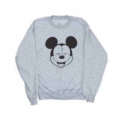 Dame/dame Mickey Mouse genser med lukkede øyne