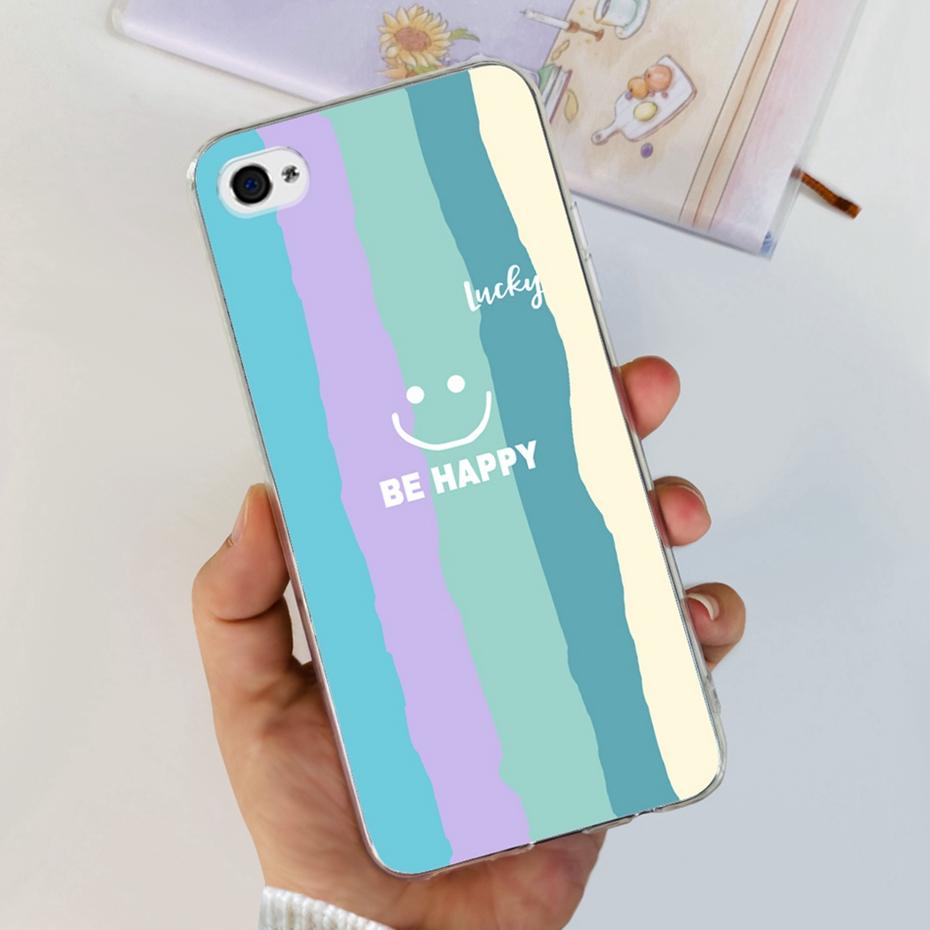 Custodia Per iPhone 4 4s Carino Gatto Dinosauro Modello Cover Posteriore Per iPhone4 iPhone4s Morbido Silicone Trasparente TPU Custodie per Telefono
