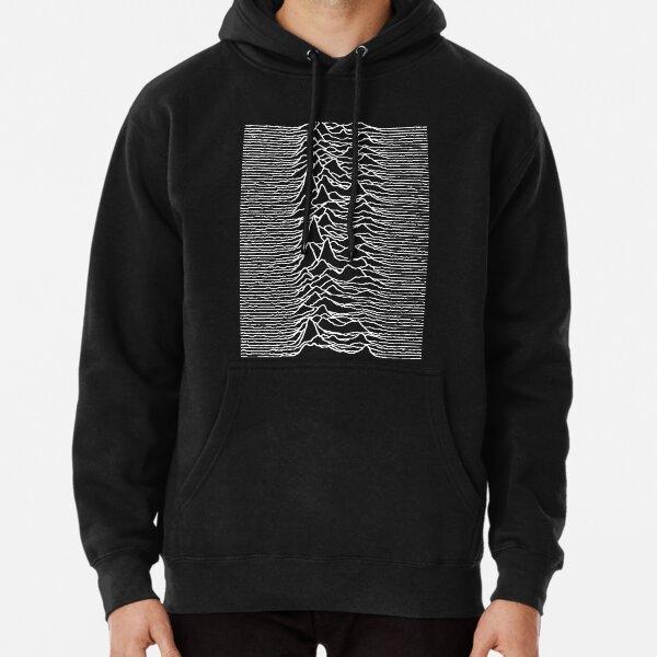 Men Premium Cotton Harajuku Hoodies Unknown Pleasures Print Funny Style Round Neck Casual Pullover