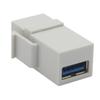 USB 3.0 A Female to A Female Extension Keystone Jack Coupler Adapter High Quality for Wall Plate Panel USB 3.0 Jack