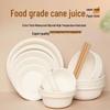 Disposable Sugarcane Pulp Dinnerware Set