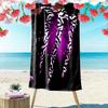 1pc Demon Beach Towel, A Vibrant Beach Towel Suitable for Outdoor Activities, Camping, Hiking