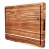 Acacia Wood Cutting Board: Versatile Solid Wood Board for Vegetables, Fruit, Bread, Pastry, and Kitchen Prep