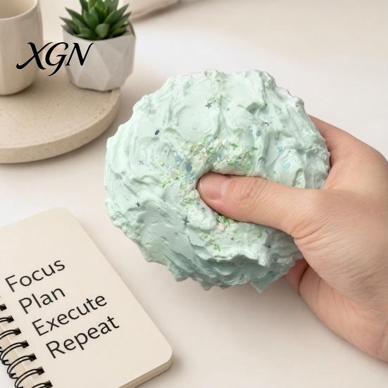 Stress Relief Simulated Dessert Toy Toy, Slow Rising Squeeze Pinch Fidget Hand Relaxation Sensory Ball Shape