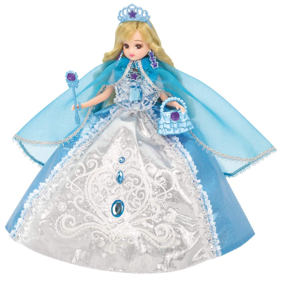 

Licca-chan Dress Dreamy Princess Aqua Crystal Dress