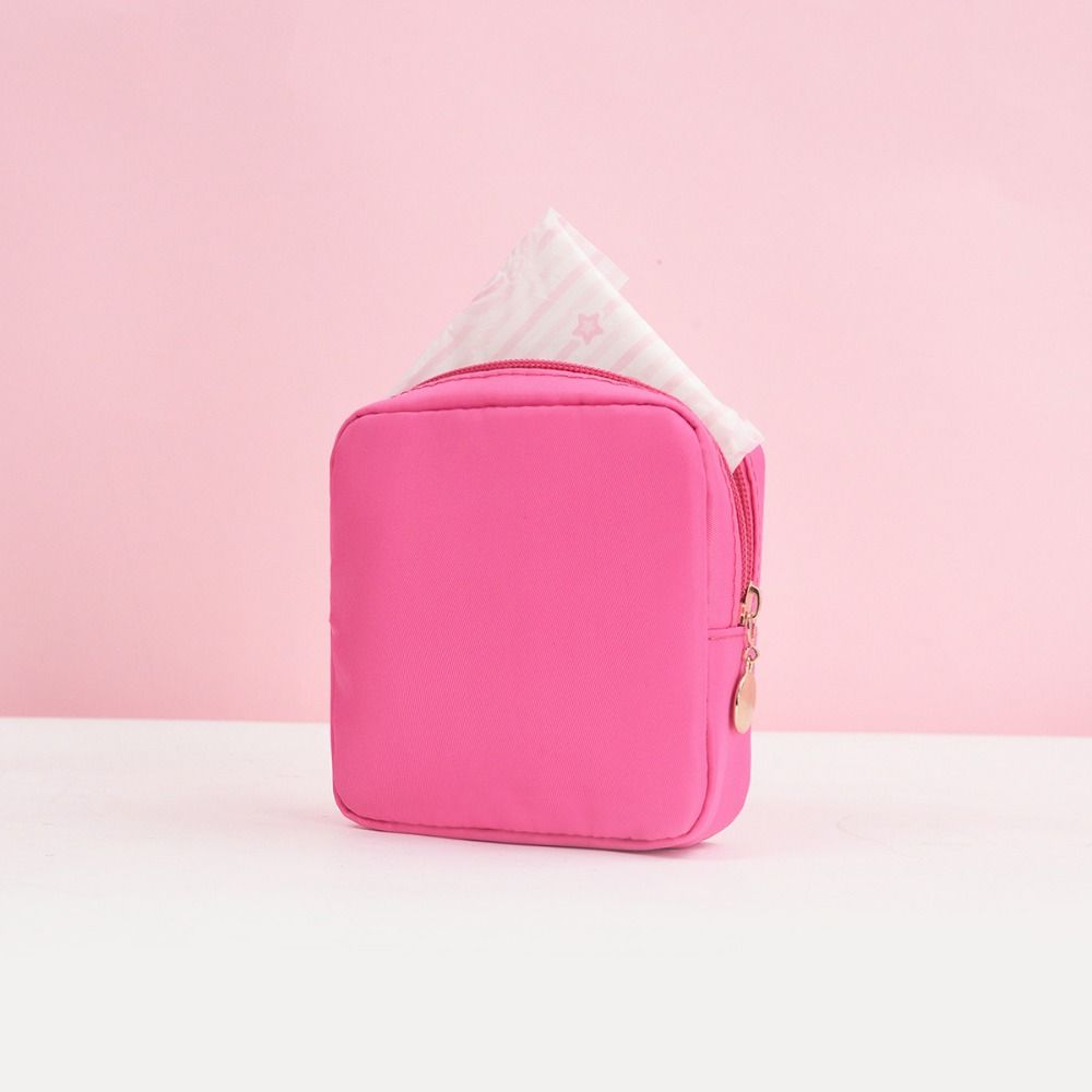 New Multicolor Sanitary Pad Bags Home Organization Portable Pad Pouch Napkin Storage Organizer