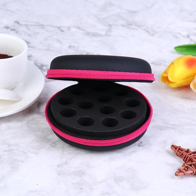 12 Bottles Round Essential Oil Storage Bag Essential Oil Organizer Case 1Ml 2Ml
