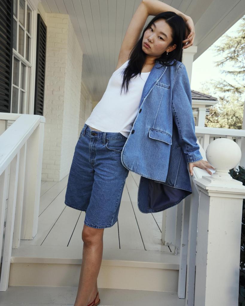 Levi's BAGGY DAD Mid-length Shorts Women's 000MJ-0001 US W24
