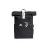 Sports Casual Logo Front Zipper Bag Recycled Polyester Backpack Unisex Backpack Black H59689