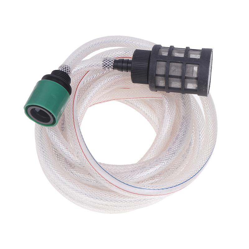 Pistola Lavatrice a Batteria Portatile Domestica da 5M Macchina per Lavaggio Auto ad Alta Pressione Tubo di Ingresso Acqua Kit Filtro Set Tubo di Aspirazione