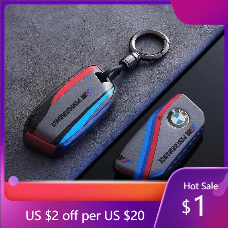 VZND8 Hot 2025 For BMW I7 X7 G07 LCI I20 U11 IX X1 7 Series G70 G09 XM U06 G81 M3 Car Key Accessories New Sport Style Car Key Cover Ca