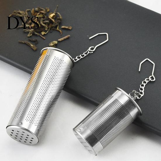 Herbal Strainer Tea Infuser with Chain Rustproof Anti-deformed Easy to Clean Spill Resistant Even Drainage Stainless Steel Fine Mesh Filter for Office